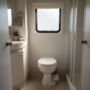 rv toilet smells when flushed